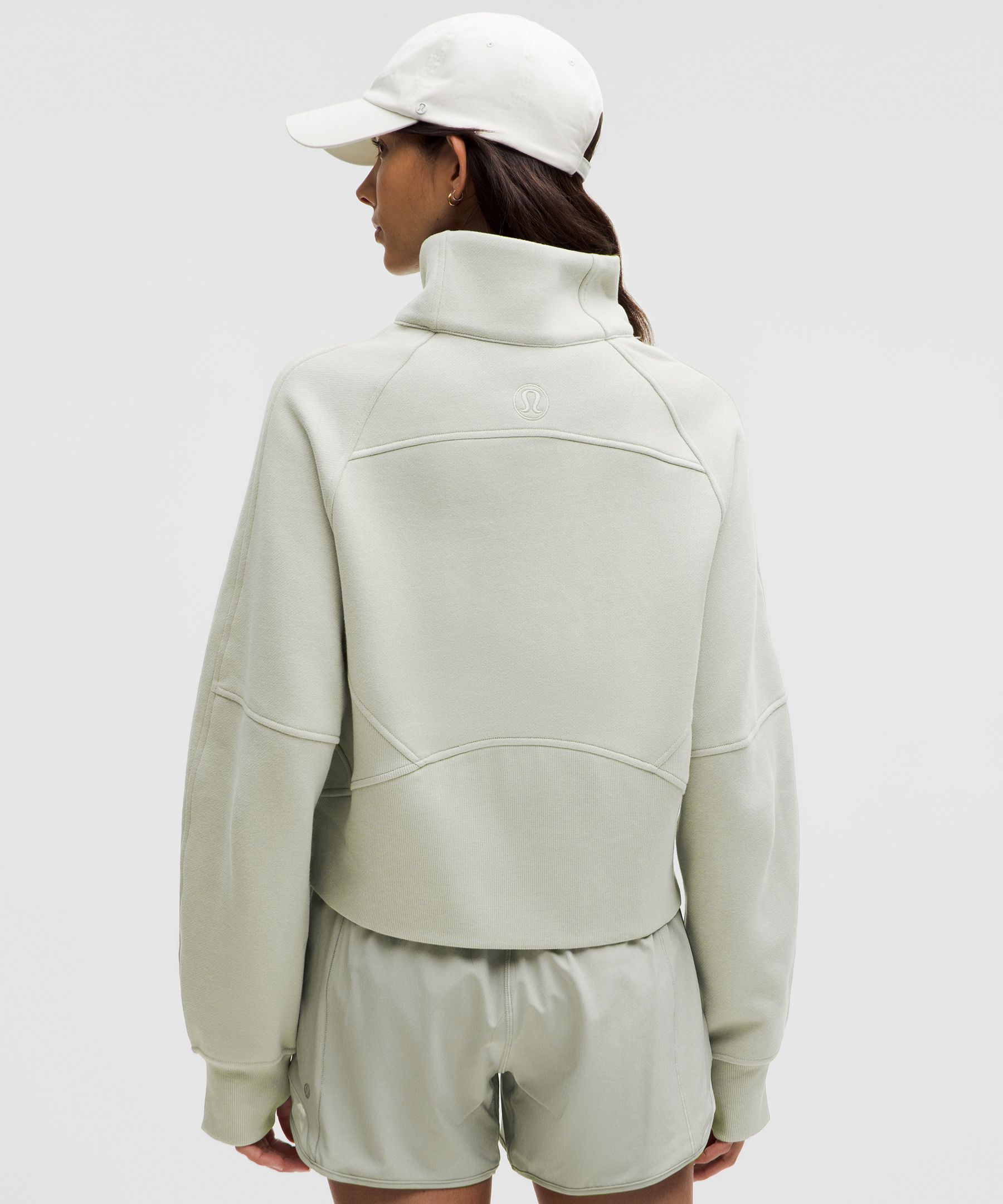 Scuba Oversized Funnel-Neck Half Zip