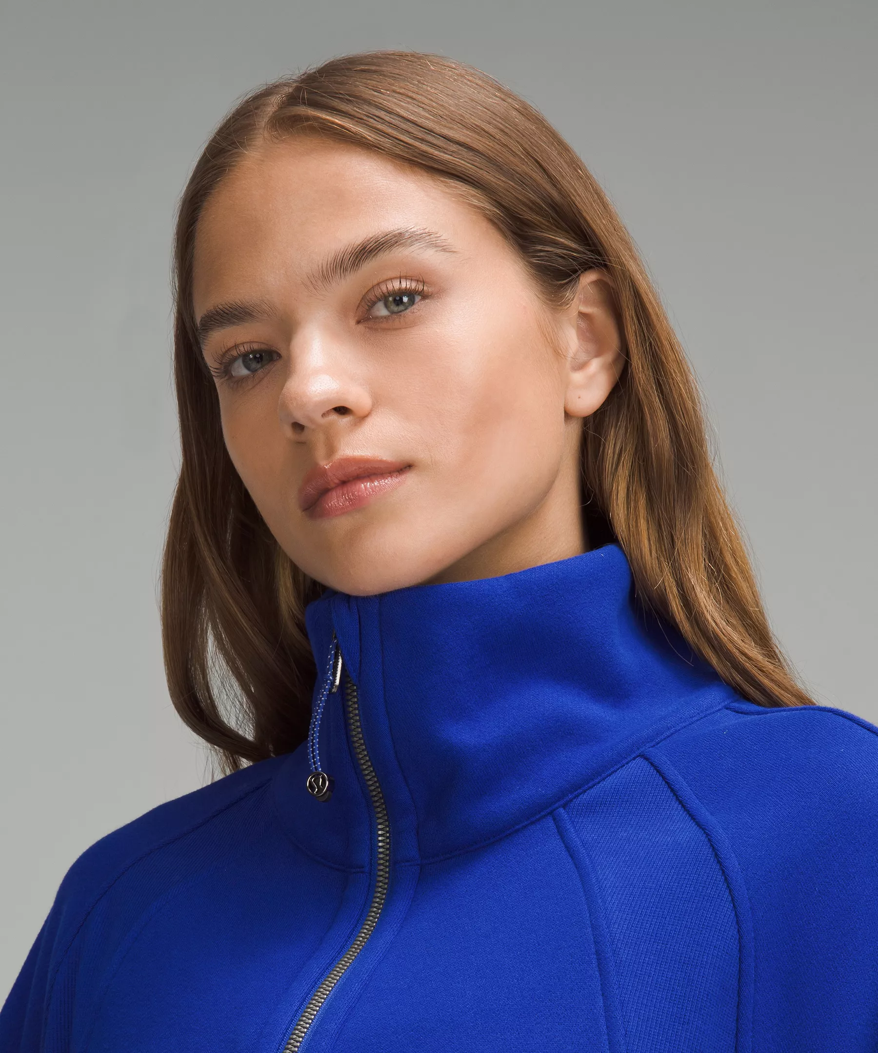 Scuba Oversized Funnel-Neck Half Zip