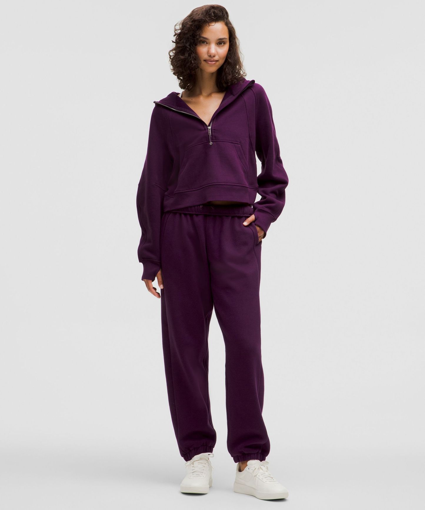 Scuba Oversized Half-Zip Hoodie