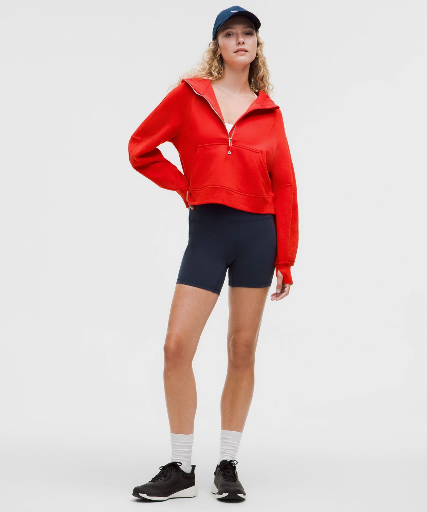 Scuba Oversized Half-Zip Hoodie