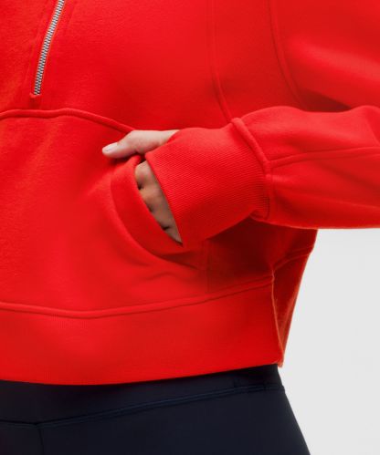 Scuba Oversized Half-Zip Hoodie