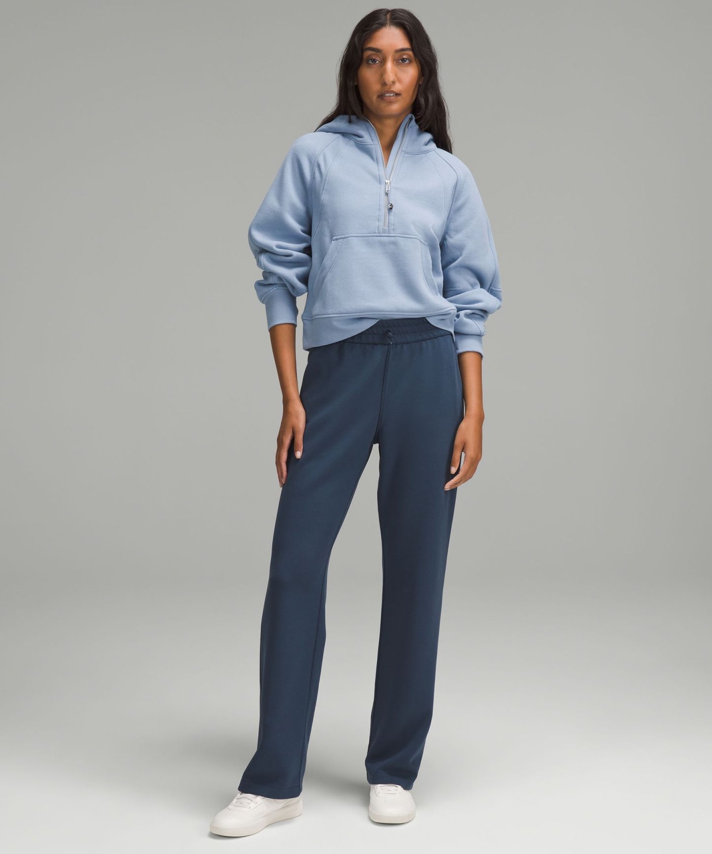 Scuba Oversized Half-Zip Hoodie