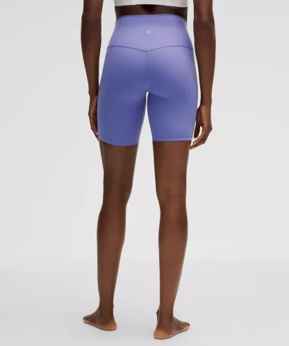 lulu Align Ribbed High-Rise Short 8"
