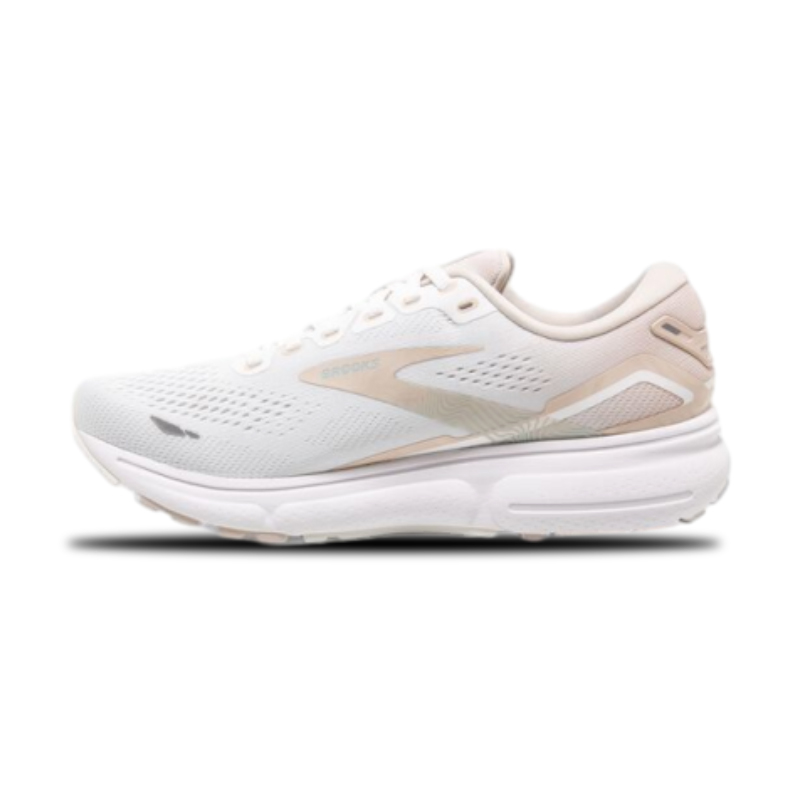 Brotthhoks Running Shoes Ghost 15 - White/Crystal Grey/Glass