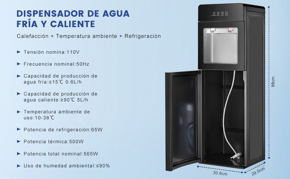 Dispensador de Agua Garrafon Oculto