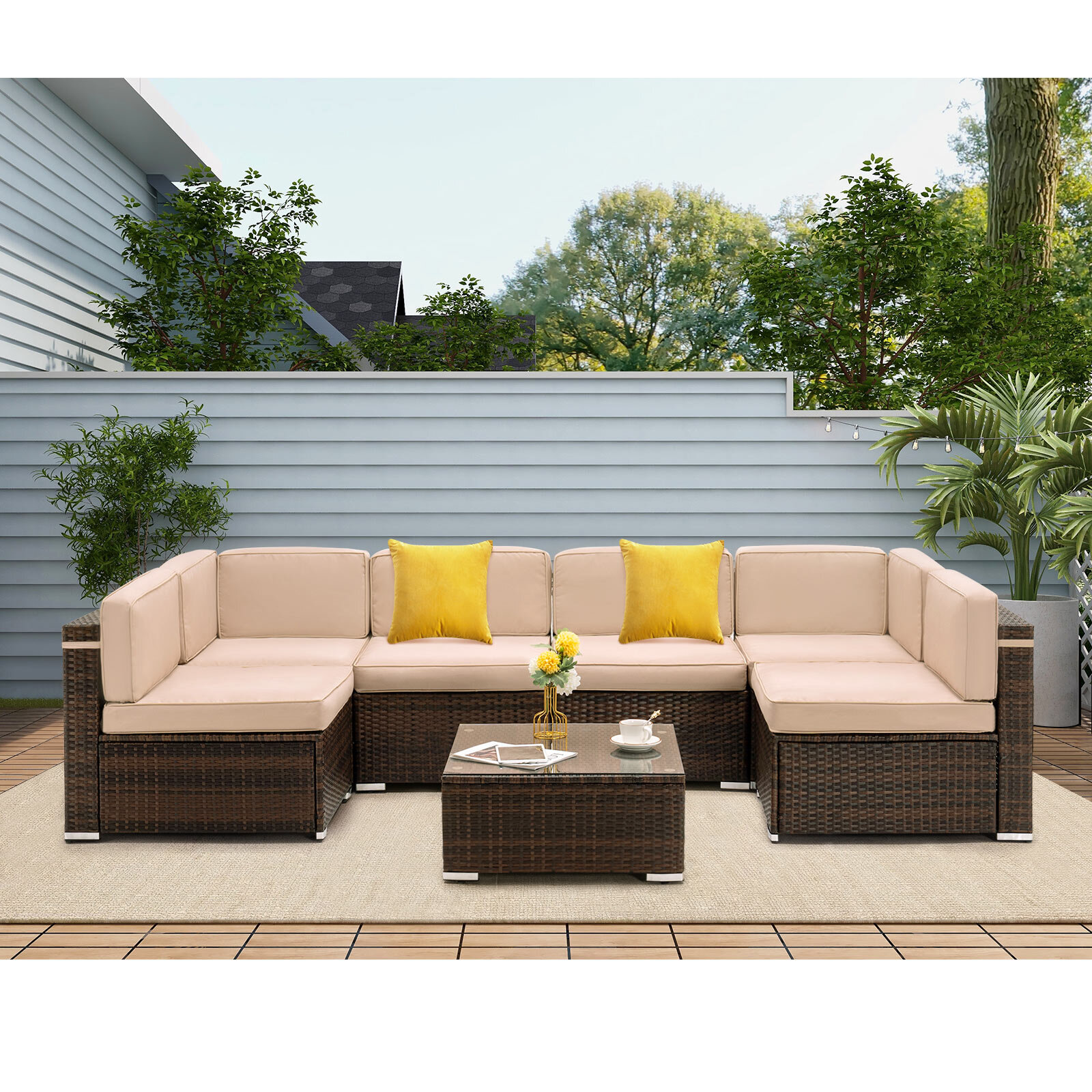 Why Choose Our 7-Piece Outdoor Furniture Set?