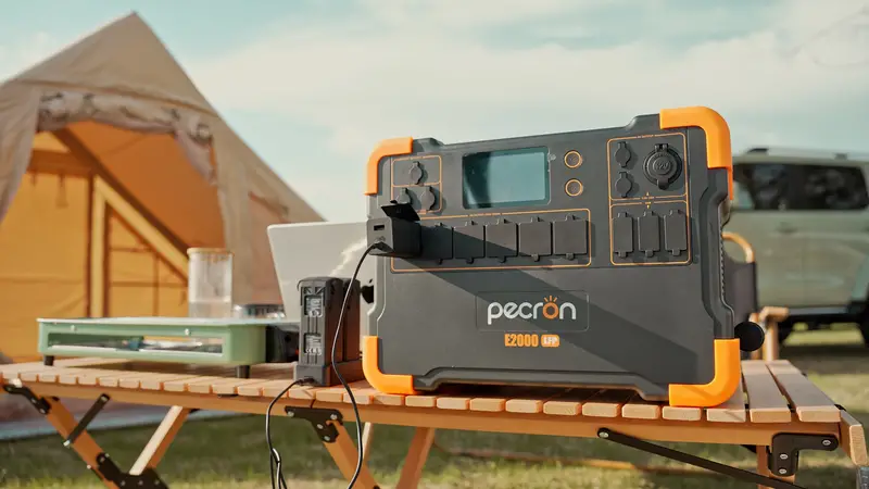 portable power station 1920wh capacity 2000w ac outlets portable generators lifepo4 battery solar generator for home backup outdoor camping emergency details 0