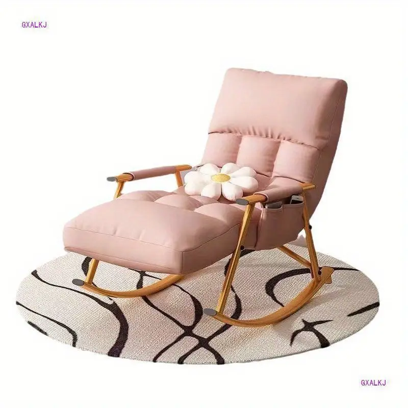 sillón reclinable de estilo , reposacabezas ajustable, tela de pvc lavable, soporte como una , ideal para descansar en el dormitorio o - sin relleno, silla para dormitorio detalles 6