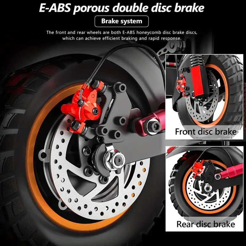 Neumáticos neumáticos de 10 pulgadas, suspensión dual, scooter eléctrico, batería de larga duración, velocidad de 20 millas por , con asiento, motor de , alcance de 31 millas. detalles 6