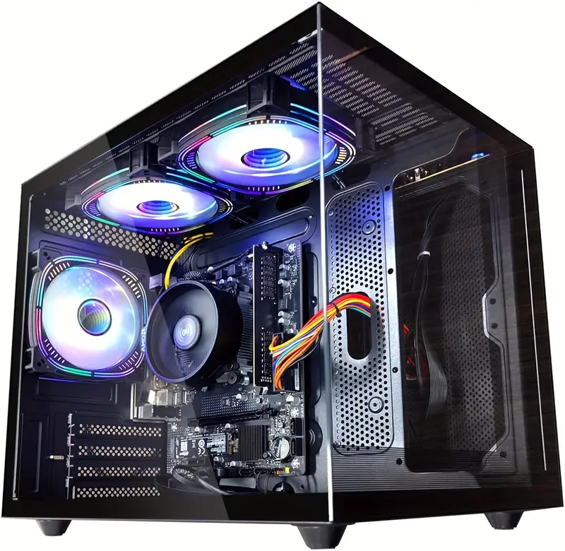 PC para juegos 3 3300U Procesador de cuatro hasta 3.5GHz 16GB DDR4 512GB , Gráficos 6, Escritorio detalles 4