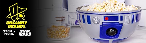 Máquina para hacer Palomitas de Maíz Uncanny Brands Guerra de las Galaxias R2D2 