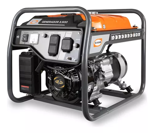 Generador Eléctrico Evans Monofásico 3500w Avr 7hp Thunder