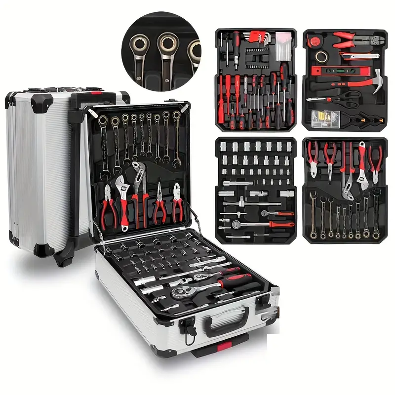 899 car repair kit socket wrench ratchet car repair kit a versatile set to solve all your difficulties rugged home repair must have details 1