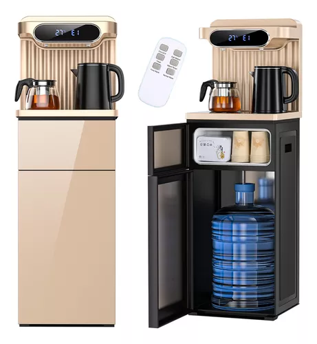 Dispensador eléctrico de agua fría y caliente botella de agua oculta