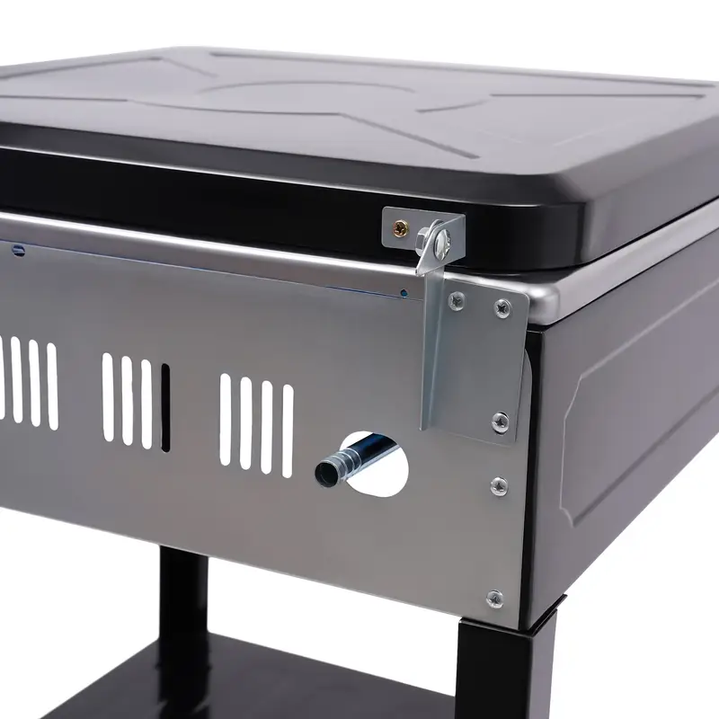 peakora countertop stove 4 burner commercial kitchen cooking stove set with adjustable standing 2 tier storage rack for apartments outdoor rvs details 1