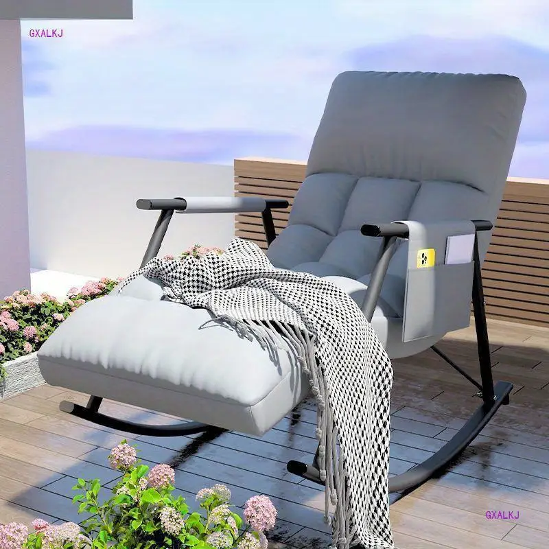 sillón reclinable de estilo , reposacabezas ajustable, tela de pvc lavable, soporte como una , ideal para descansar en el dormitorio o - sin relleno, silla para dormitorio detalles 5