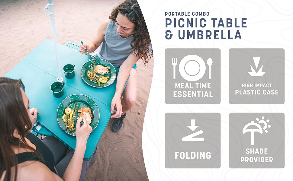 picnic table, umbrella, shade, camping, backyard, cookware, tailgate, bbq, stansport, outdoors