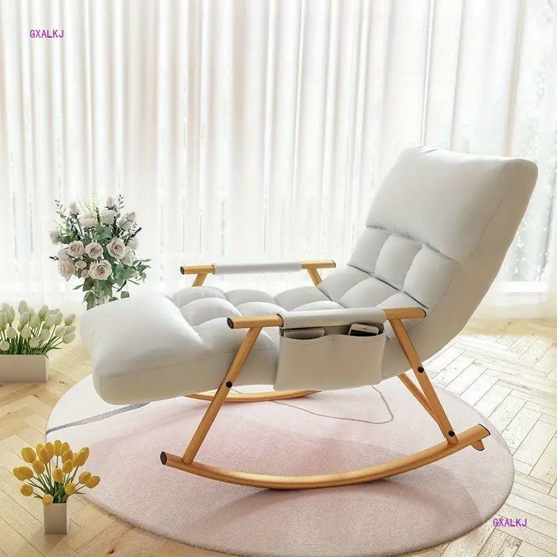 sillón reclinable de estilo , reposacabezas ajustable, tela de pvc lavable, soporte como una , ideal para descansar en el dormitorio o - sin relleno, silla para dormitorio detalles 2