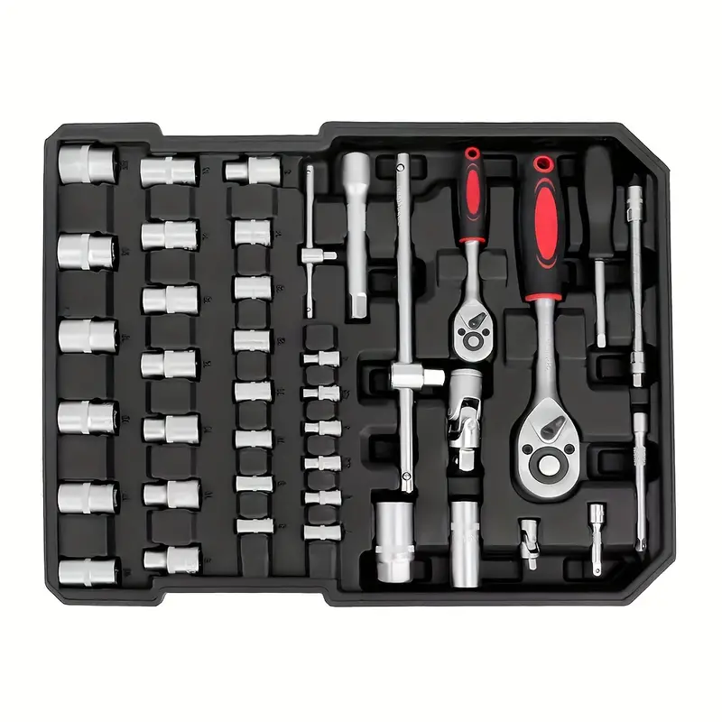 899 car repair kit socket wrench ratchet car repair kit a versatile set to solve all your difficulties rugged home repair must have details 6