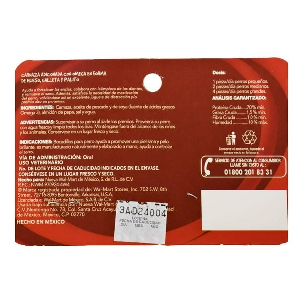 Carnaza Para Perro Ol'Roy Palitos Sabor Pollo 12 Piezas