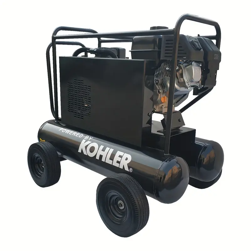 Compresor de   de pistón   de 6.5   - Una   -         RH65 -   de 9 galones - 18 cfm máx. 115 psi -   comprimido portátil     W-0.5/8P RH65 detalles 1
