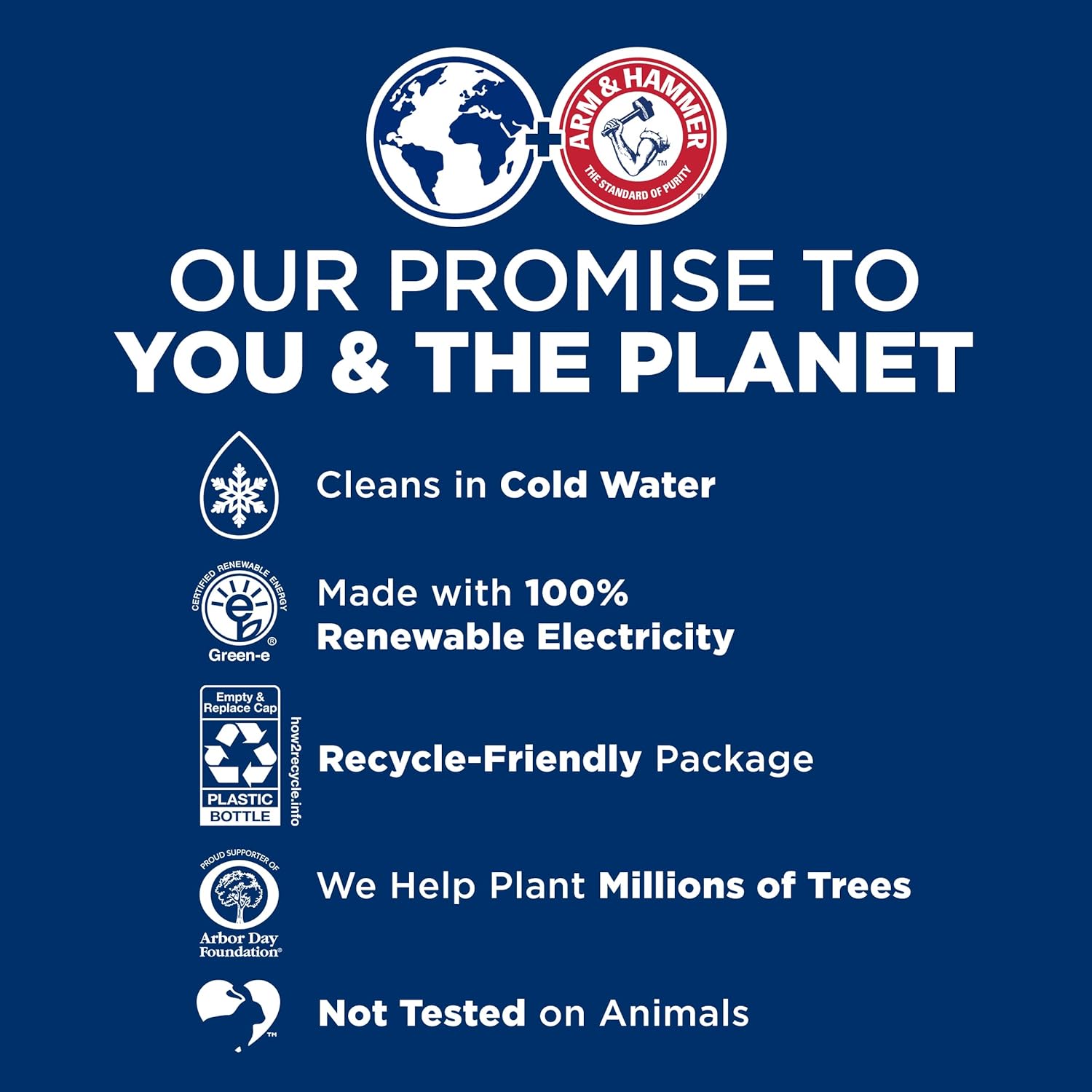 Detergente líquido para ropa Arm & Hammer Clean Burst, 170 cargas, 170 onzas líquidas