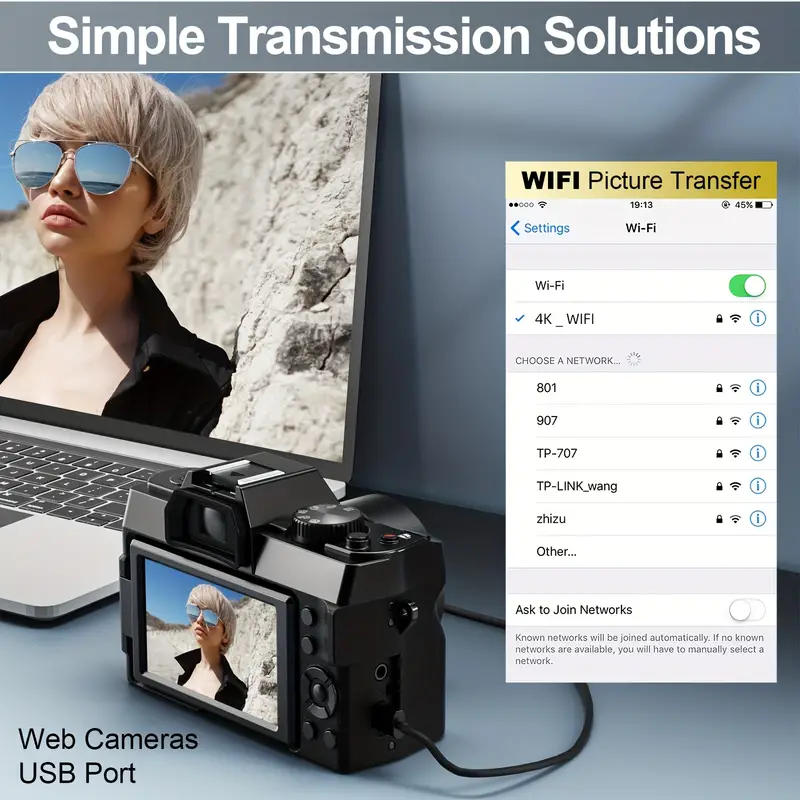 nbd pro digital cameras for photography 4k video 48 mp vlogging camera with 180 flip screen 16x digital zoom flash autofocus 52mm wide angle macro lens 2 batteries 32gb sd card details 3