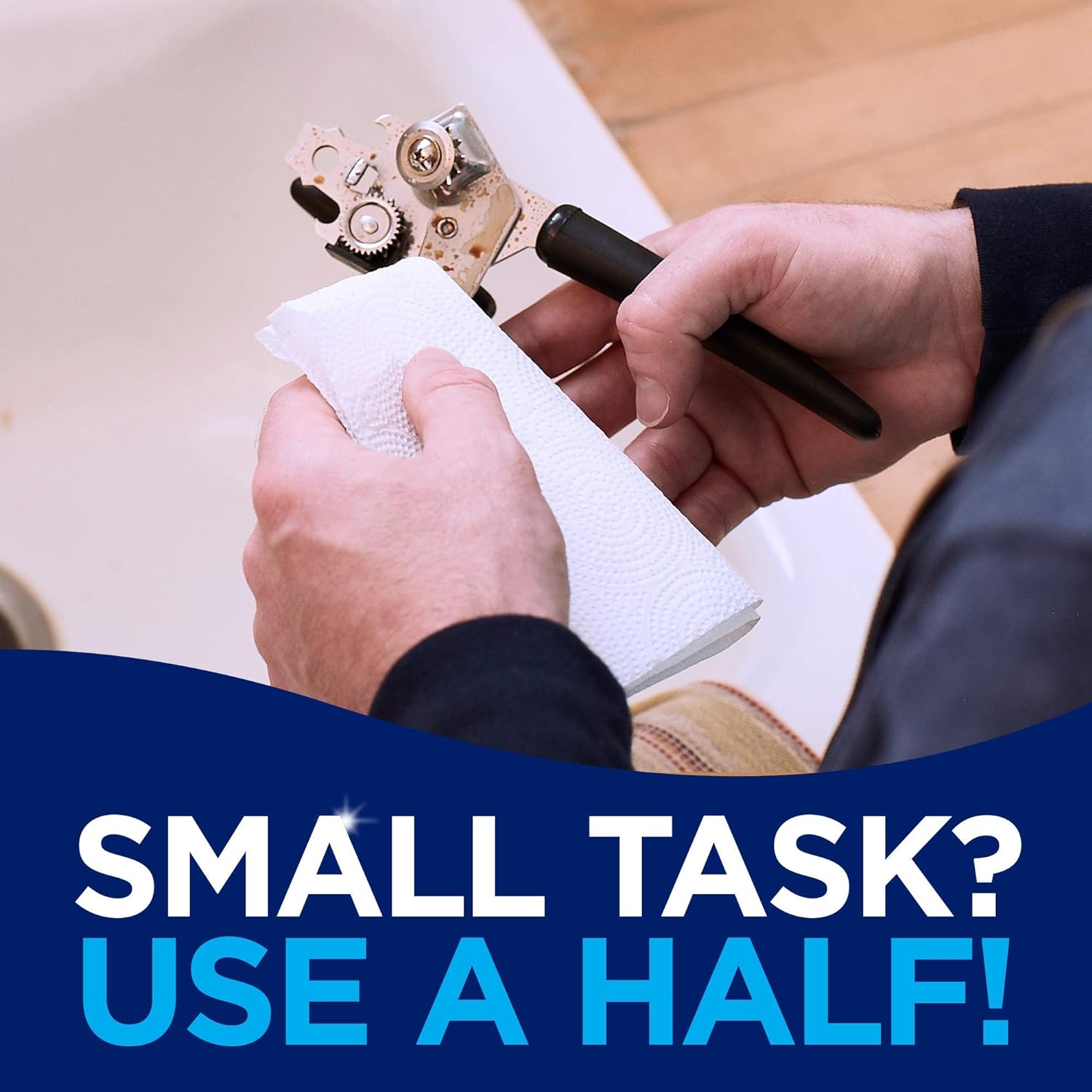 Toallas de papel Sparkle® Pick-A-Size®, 6 rollos dobles = 12 rollos regulares