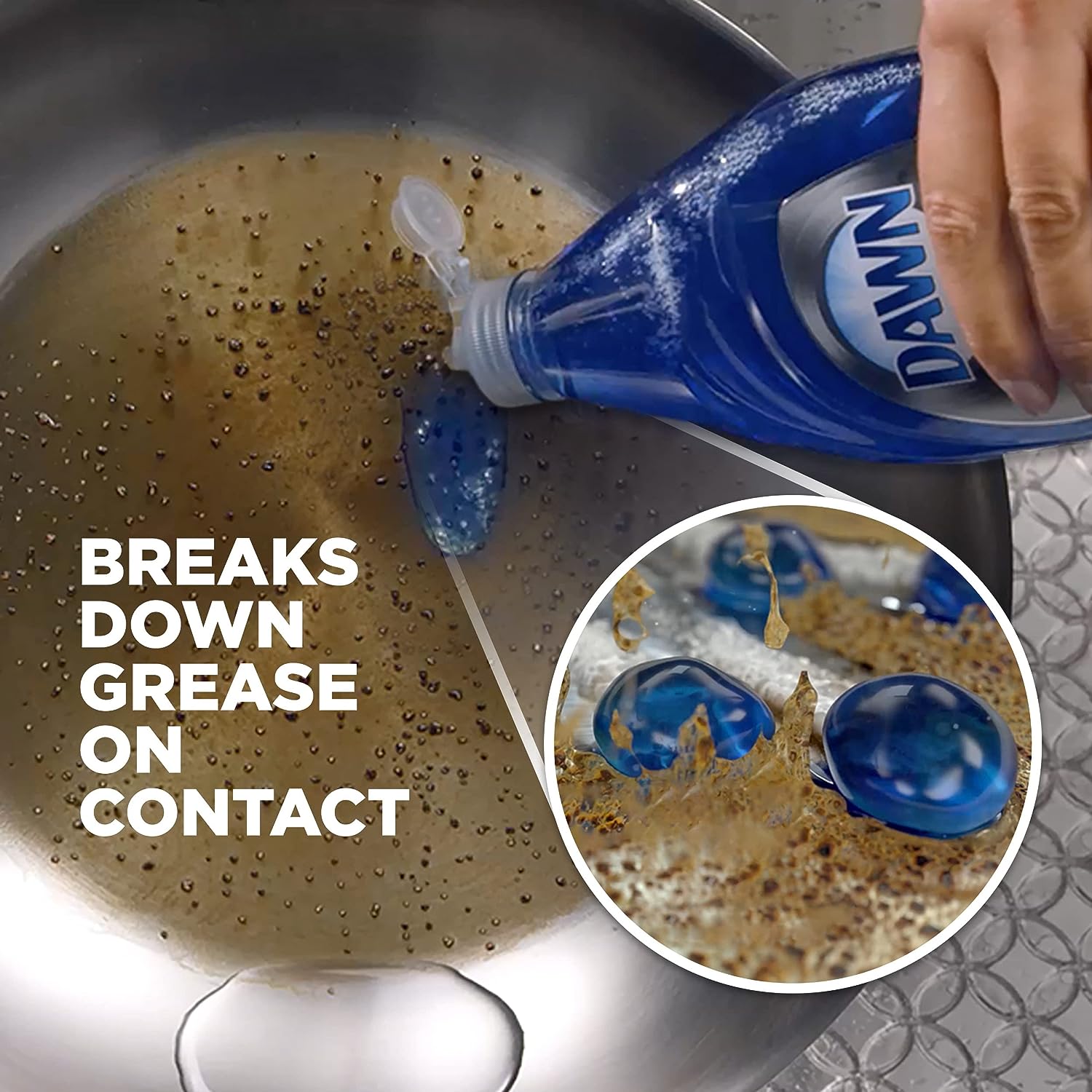 Detergente lavavajillas Dawn Platinum, aroma refrescante a lluvia, 947 ml (32.7 oz)