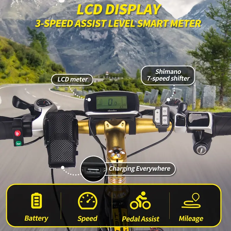 26 adults electric bicycle 750w motor electric mountain bike 7 speed ebike up to 55 miles 20mph electric bike for adults details 5