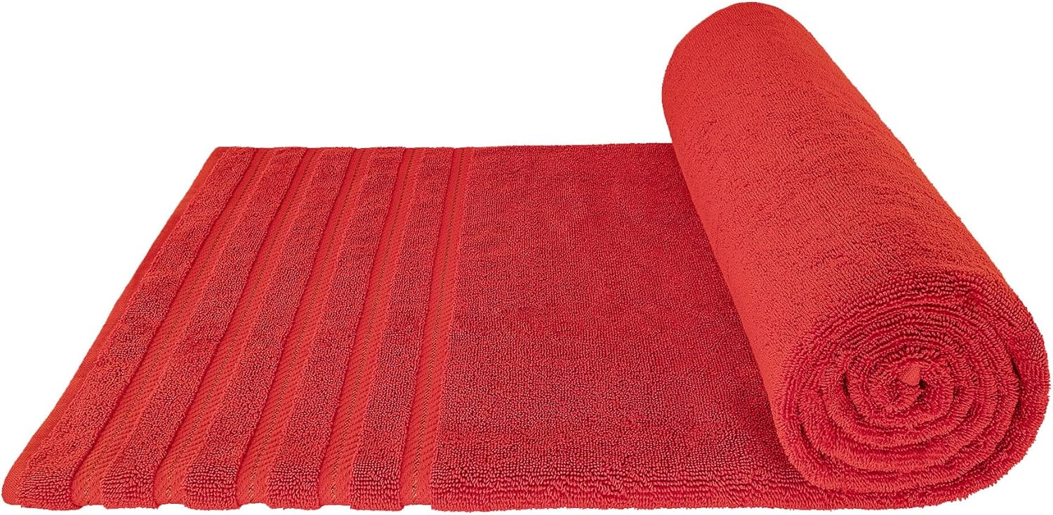 Juego de toallas de lujo American Soft Linen de 6 piezas: 2 toallas de baño, 2 toallas de mano y 2 toallitas, 100 % algodón turco, color gris claro.