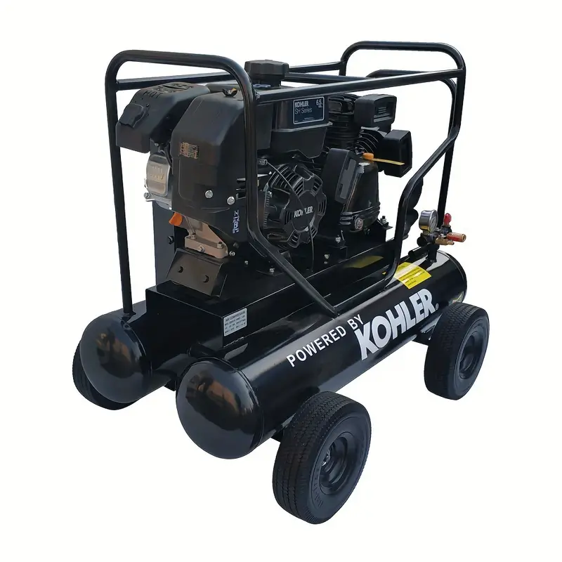 Compresor de   de pistón   de 6.5   - Una   -         RH65 -   de 9 galones - 18 cfm máx. 115 psi -   comprimido portátil     W-0.5/8P RH65 detalles 4