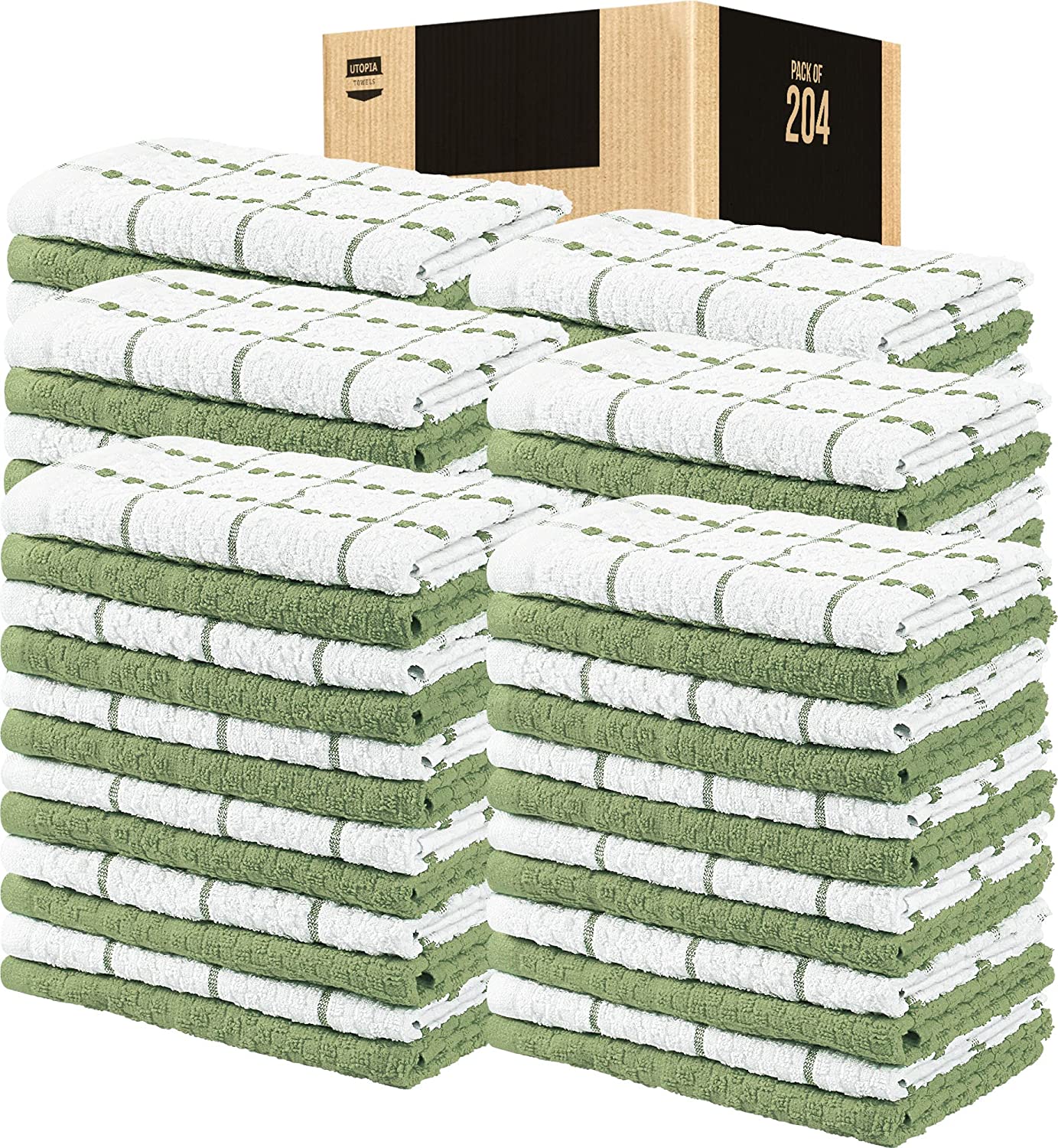 Toallas de cocina (paquete de 12), 15 x 25 pulgadas, 100 % algodón hilado en anillos, súper suaves y absorbentes, juego de toallas de cocina, paños de cocina y toallas de bar (negro)