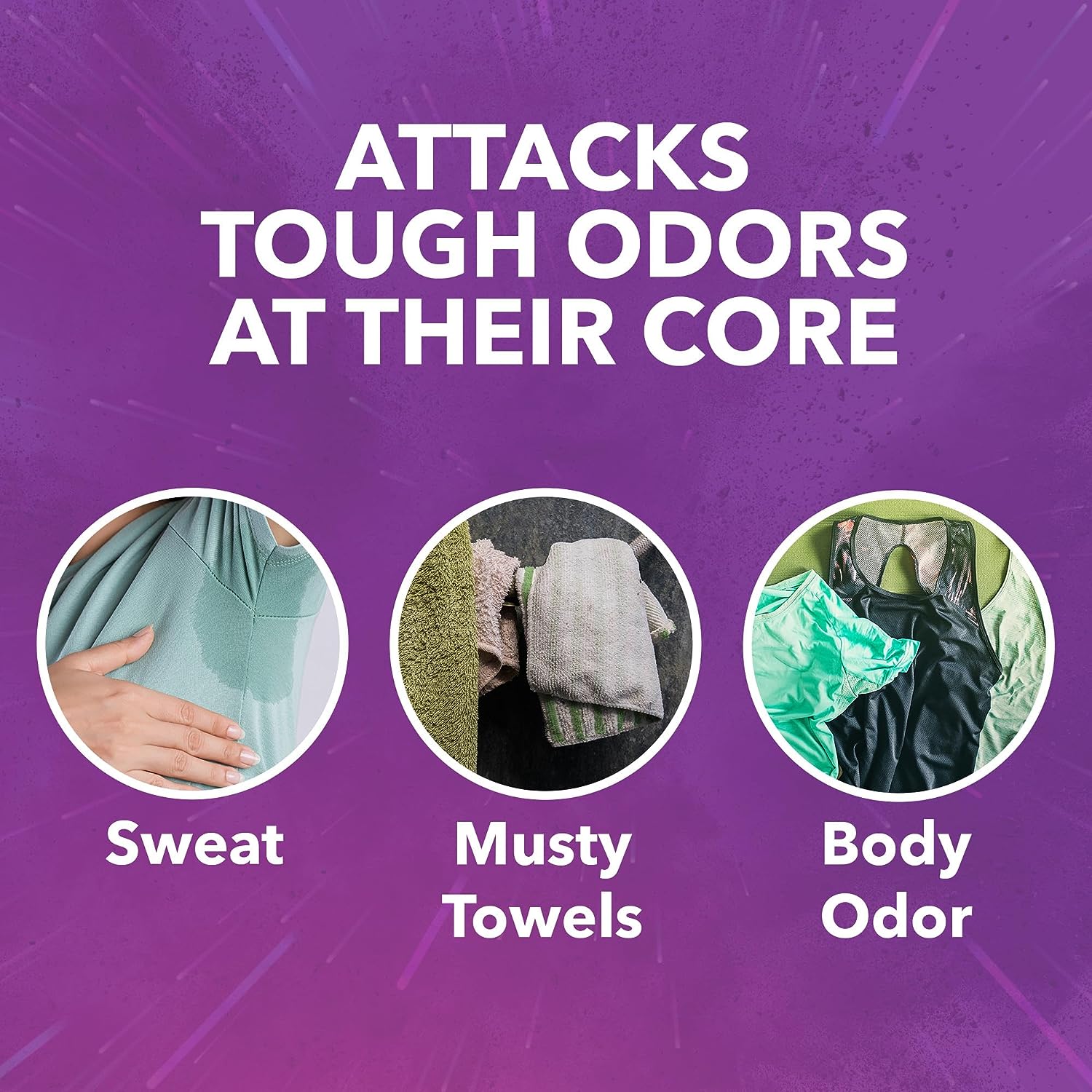 OxiClean Odor Blasters Polvo quitamanchas y olores versátil, 5 lb