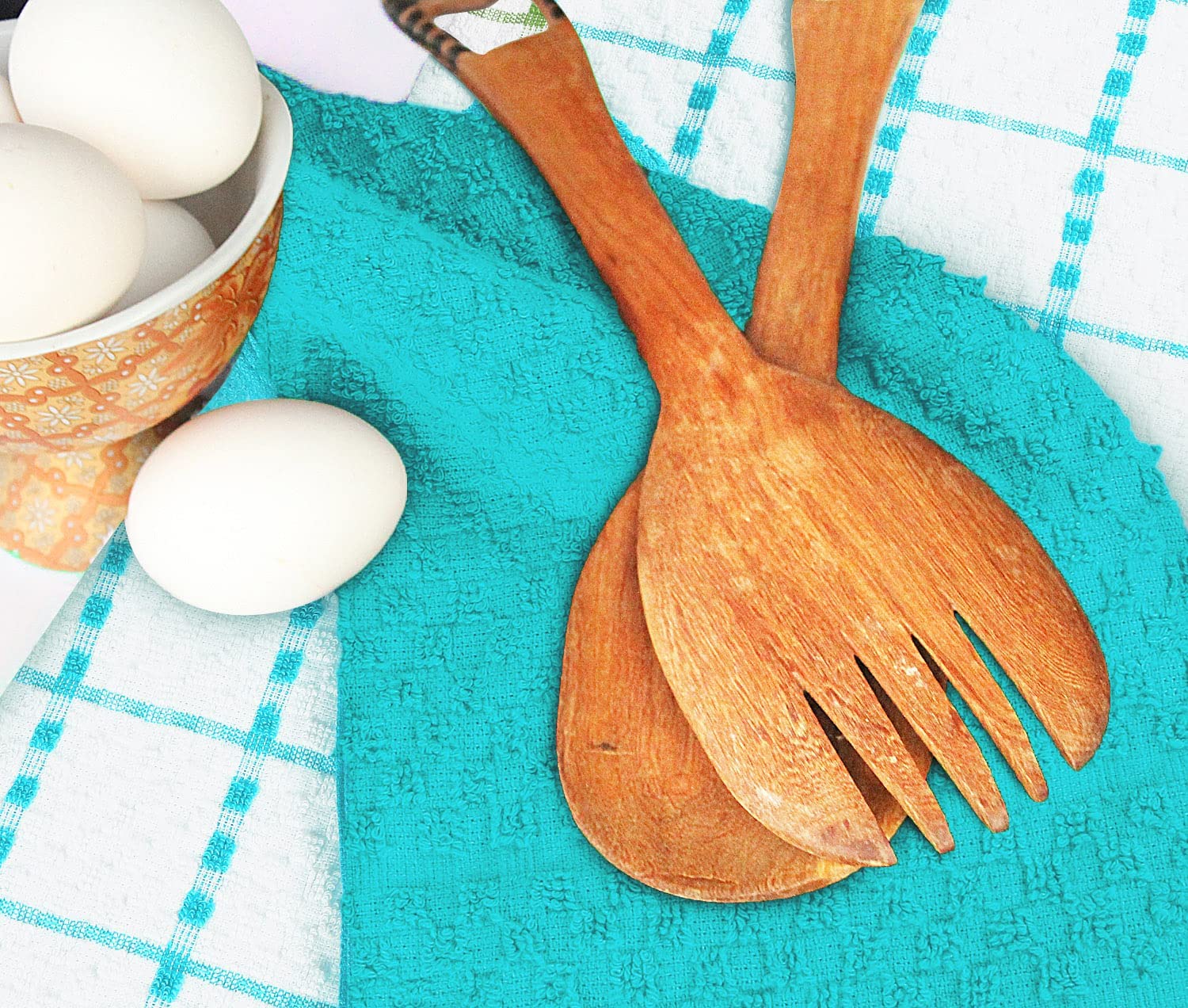 Toallas de cocina (paquete de 12), 15 x 25 pulgadas, 100 % algodón hilado en anillos, súper suaves y absorbentes, juego de toallas de cocina, paños de cocina y toallas de bar (negro)