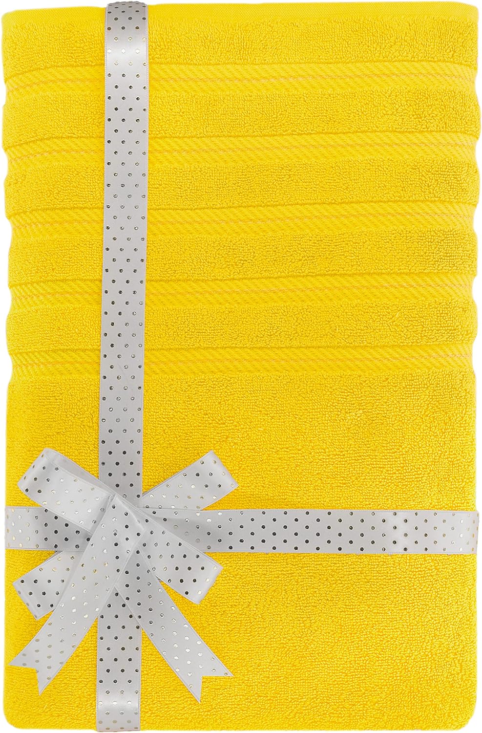 Juego de toallas de lujo American Soft Linen de 6 piezas: 2 toallas de baño, 2 toallas de mano y 2 toallitas, 100 % algodón turco, color gris claro.