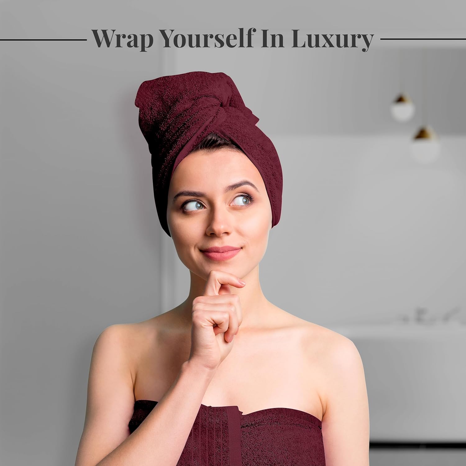 Toallas de baño extragrandes Tens Towels de 76 x 152 cm, 100 % algodón, más grandes y ligeras, de secado rápido, ligeras, súper suaves y absorbentes, perfectas para el baño.