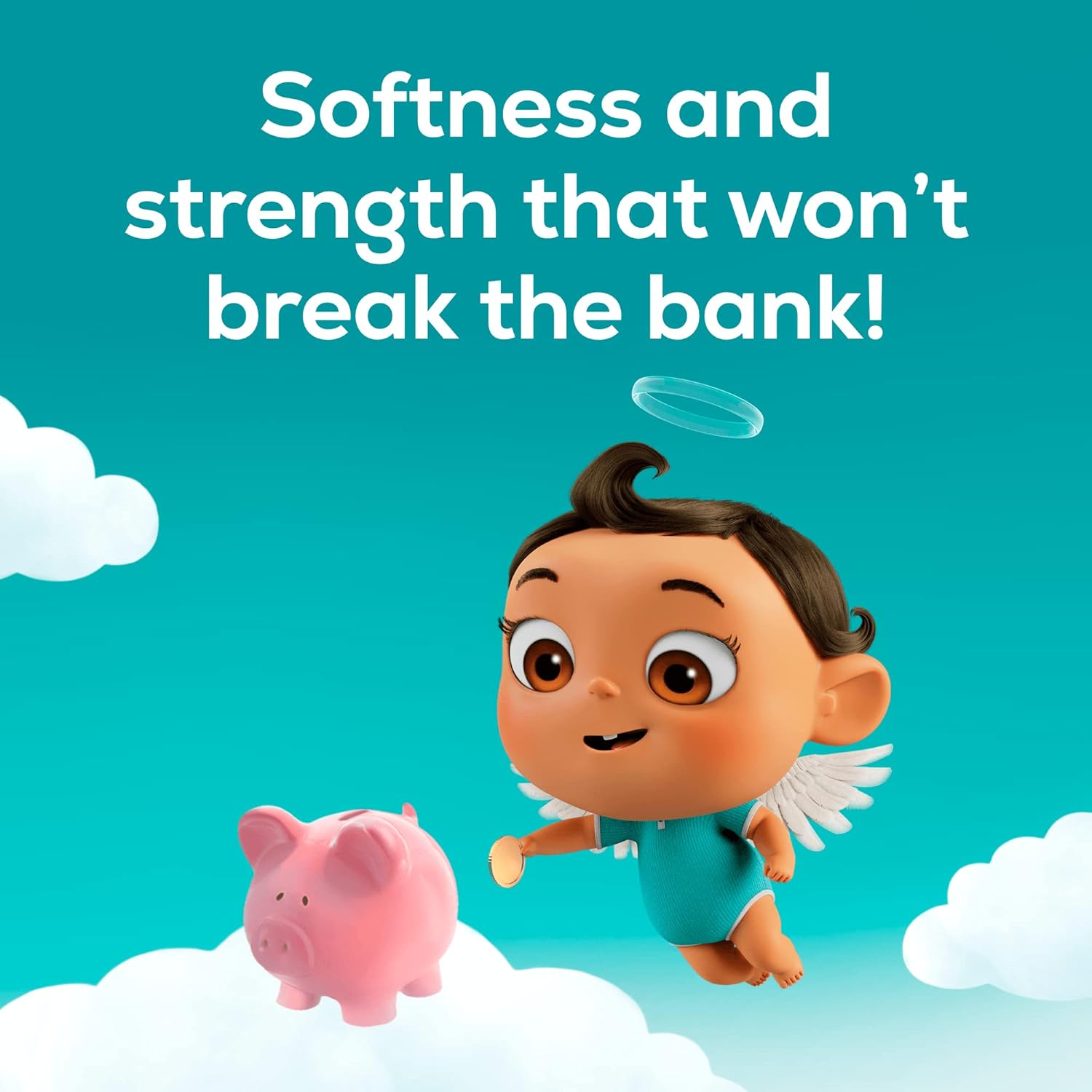 Papel higiénico Angel Soft, 16 rollos grandes = 64 rollos regulares, papel higiénico suave y resistente