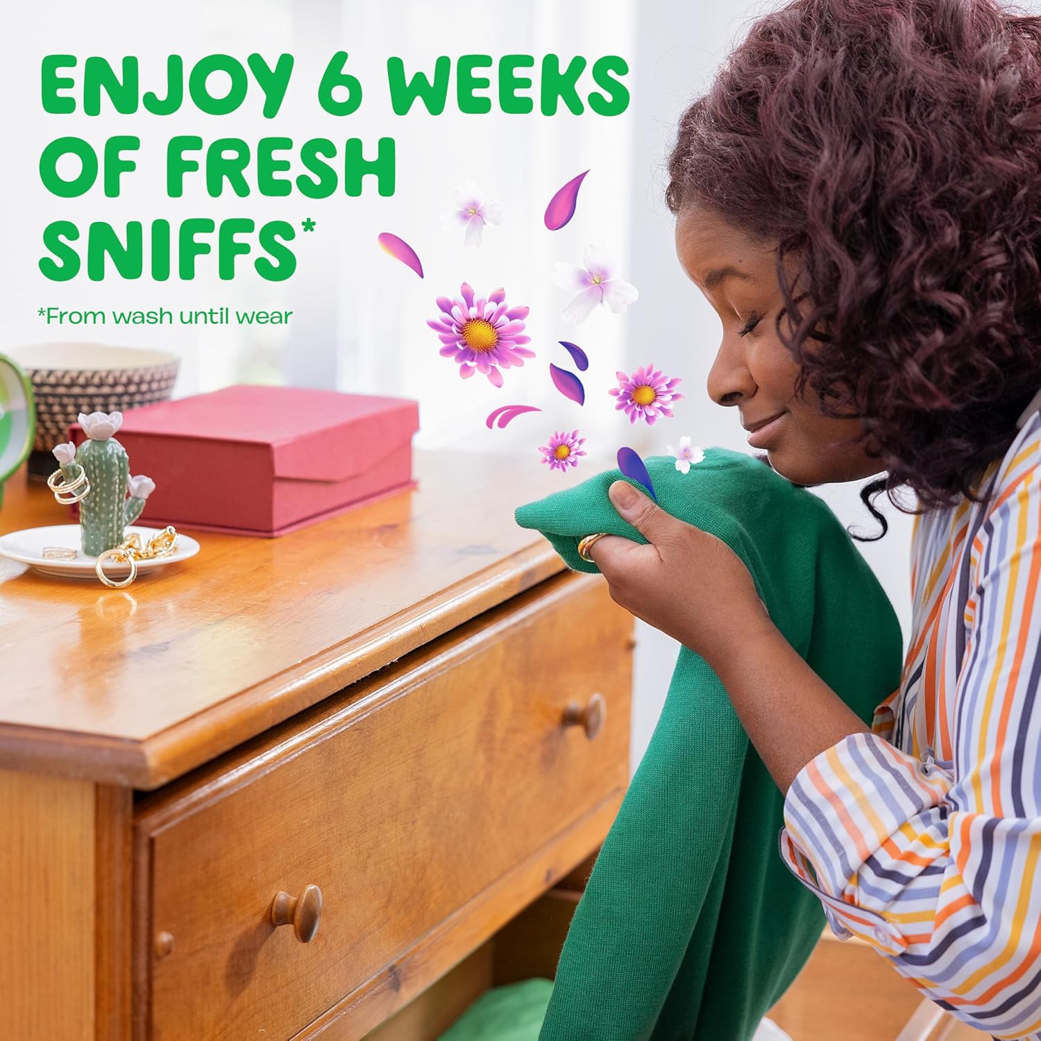 Detergente líquido para ropa Gain + Aroma Boost, aroma a brisa de luna, 107 cargas, 154 onzas líquidas, compatible con alta eficiencia (HE) con Febreze y Oxi (125)