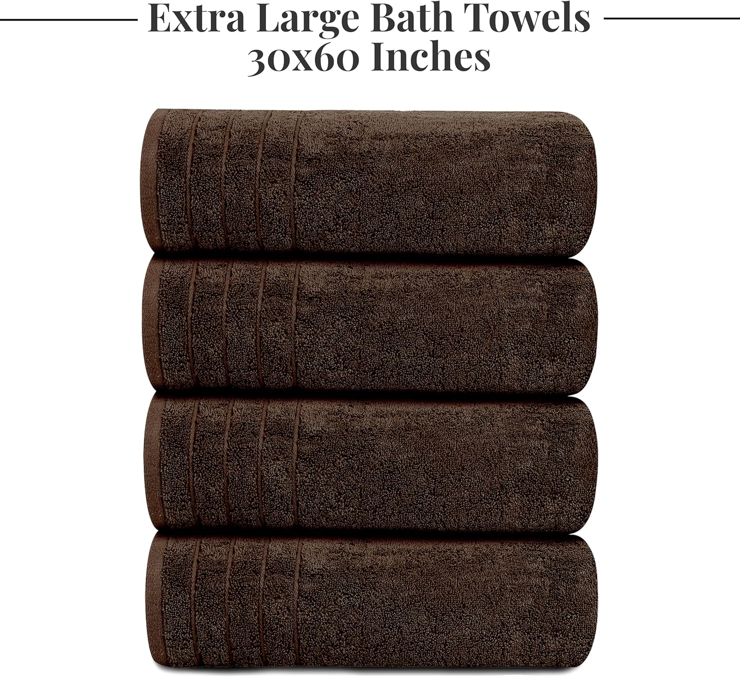 Toallas de baño extragrandes Tens Towels de 76 x 152 cm, 100 % algodón, más grandes y ligeras, de secado rápido, ligeras, súper suaves y absorbentes, perfectas para el baño.
