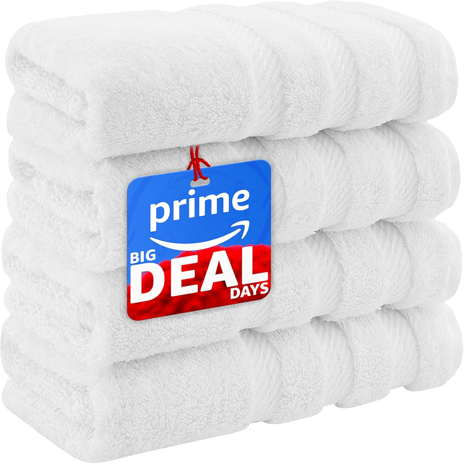 Juego de toallas de lujo American Soft Linen de 6 piezas: 2 toallas de baño, 2 toallas de mano y 2 toallitas, 100 % algodón turco, color gris claro.