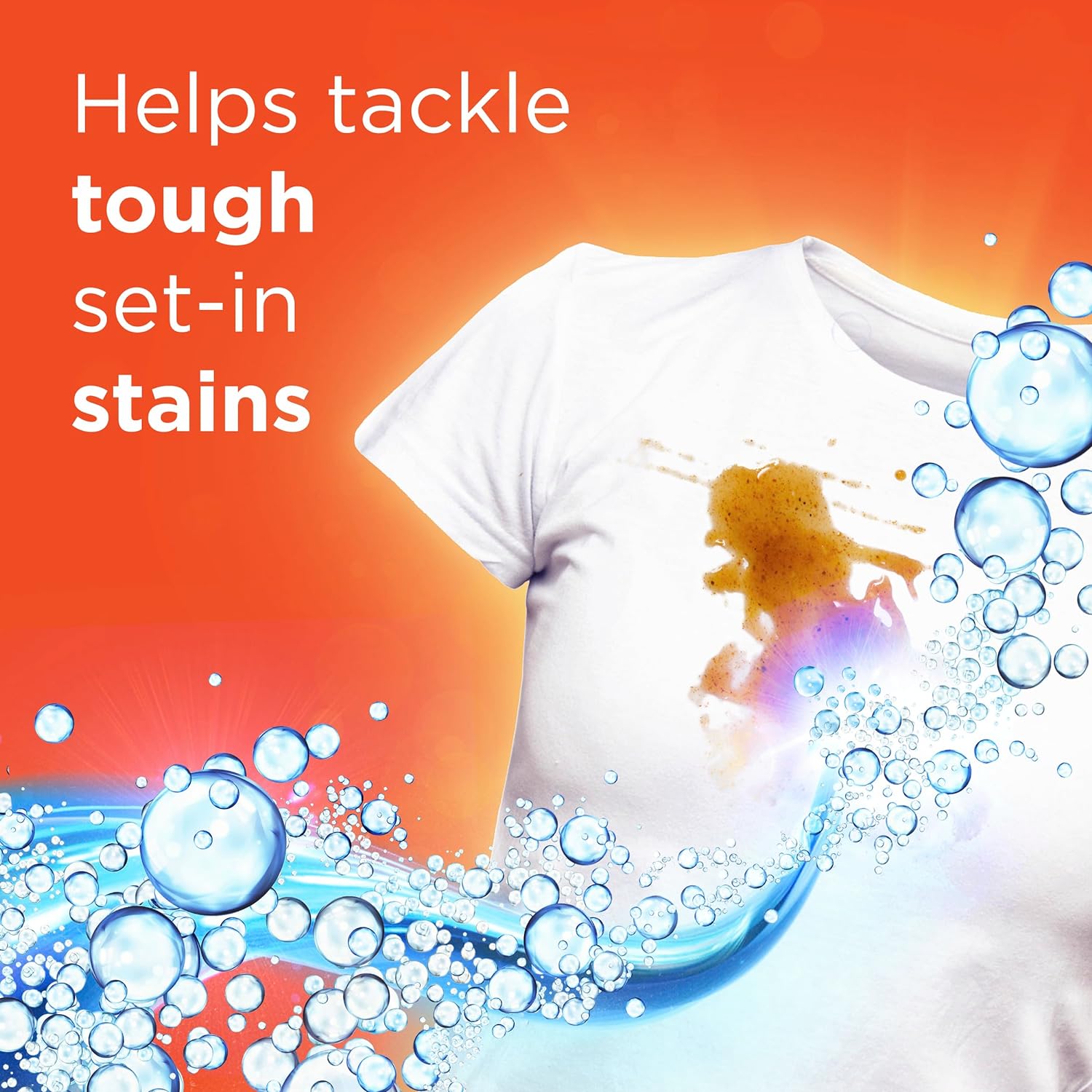 Detergente líquido para ropa Tide Ultra Oxi, 59 cargas, 84 onzas líquidas, compatible con HE