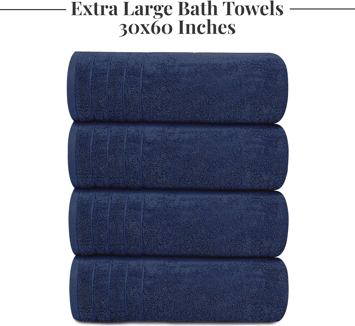 Toallas de baño extragrandes Tens Towels de 76 x 152 cm, 100 % algodón, más grandes y ligeras, de secado rápido, ligeras, súper suaves y absorbentes, perfectas para el baño.