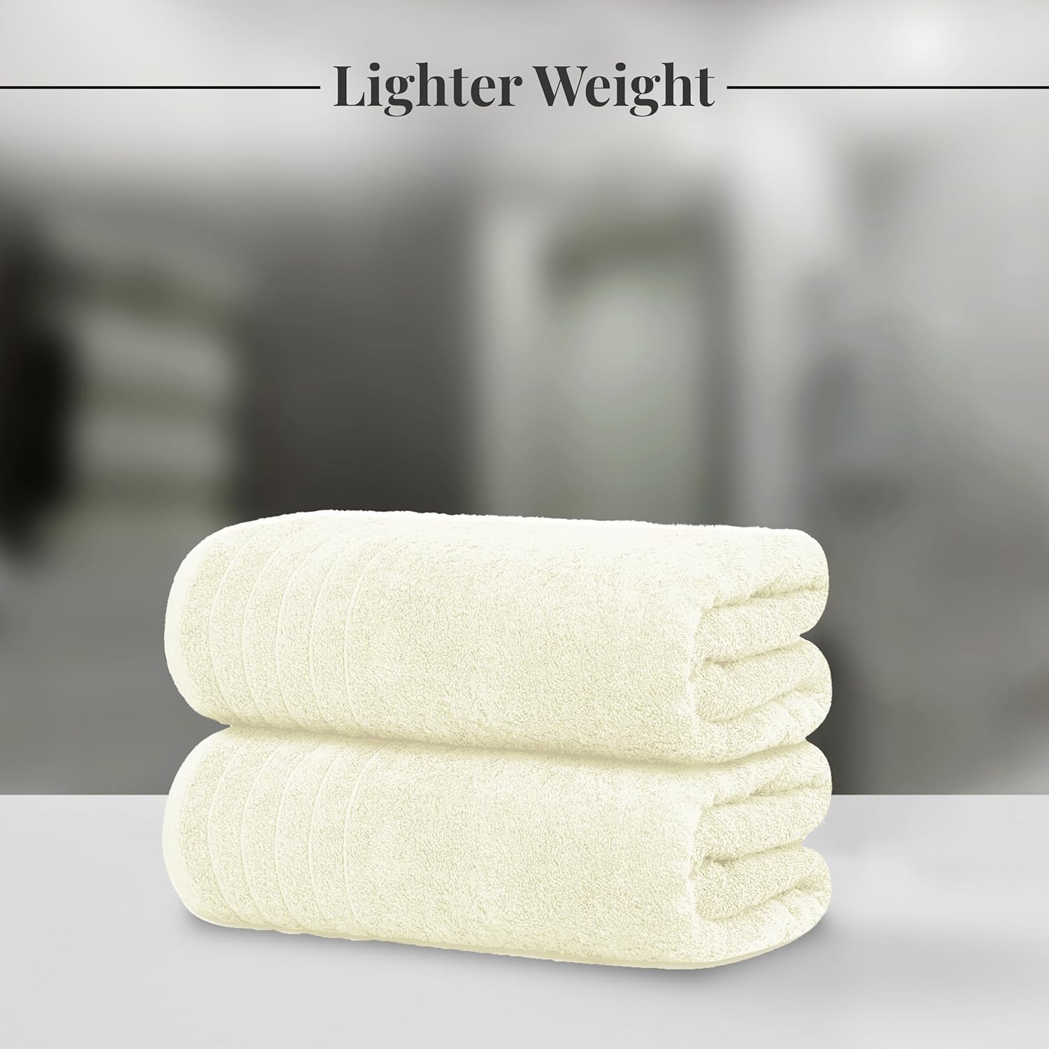 Toallas de baño extragrandes Tens Towels de 76 x 152 cm, 100 % algodón, más grandes y ligeras, de secado rápido, ligeras, súper suaves y absorbentes, perfectas para el baño.