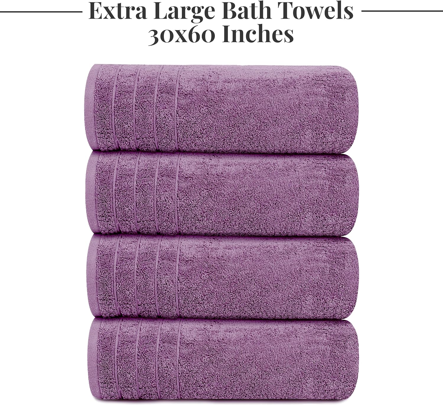 Toallas de baño extragrandes Tens Towels de 76 x 152 cm, 100 % algodón, más grandes y ligeras, de secado rápido, ligeras, súper suaves y absorbentes, perfectas para el baño.