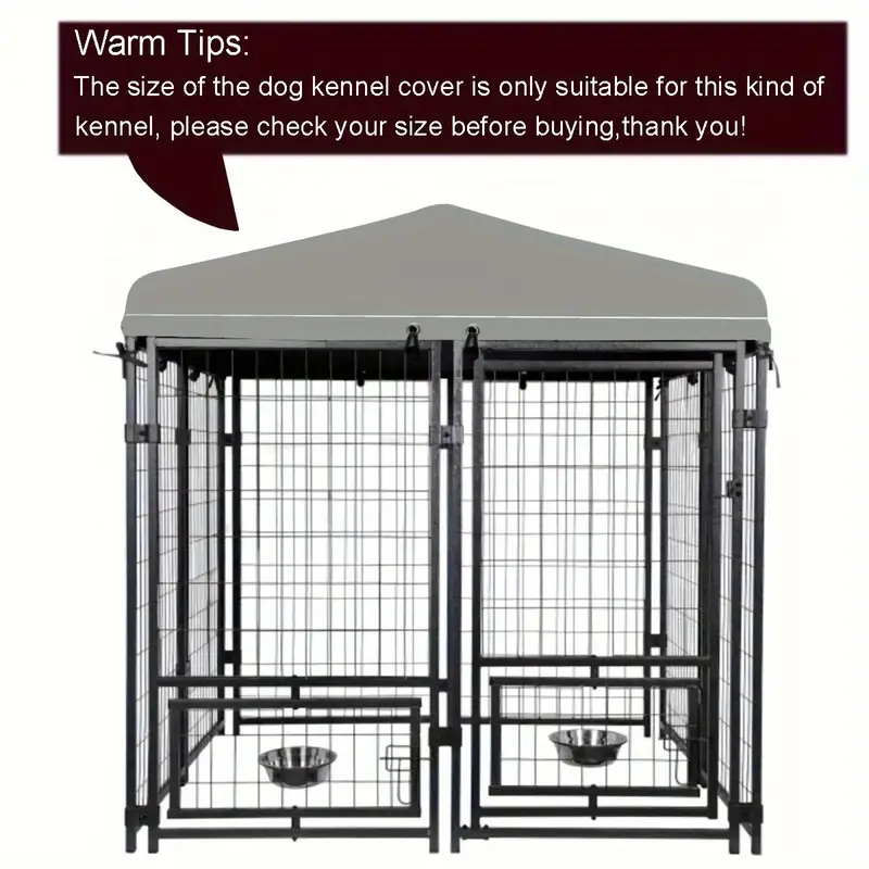 1pc (  cubierta) cubierta de kennel para perros   con 8pcs de   elástica de sujeción adecuada para   kennel de perros de la imagen detalles 1