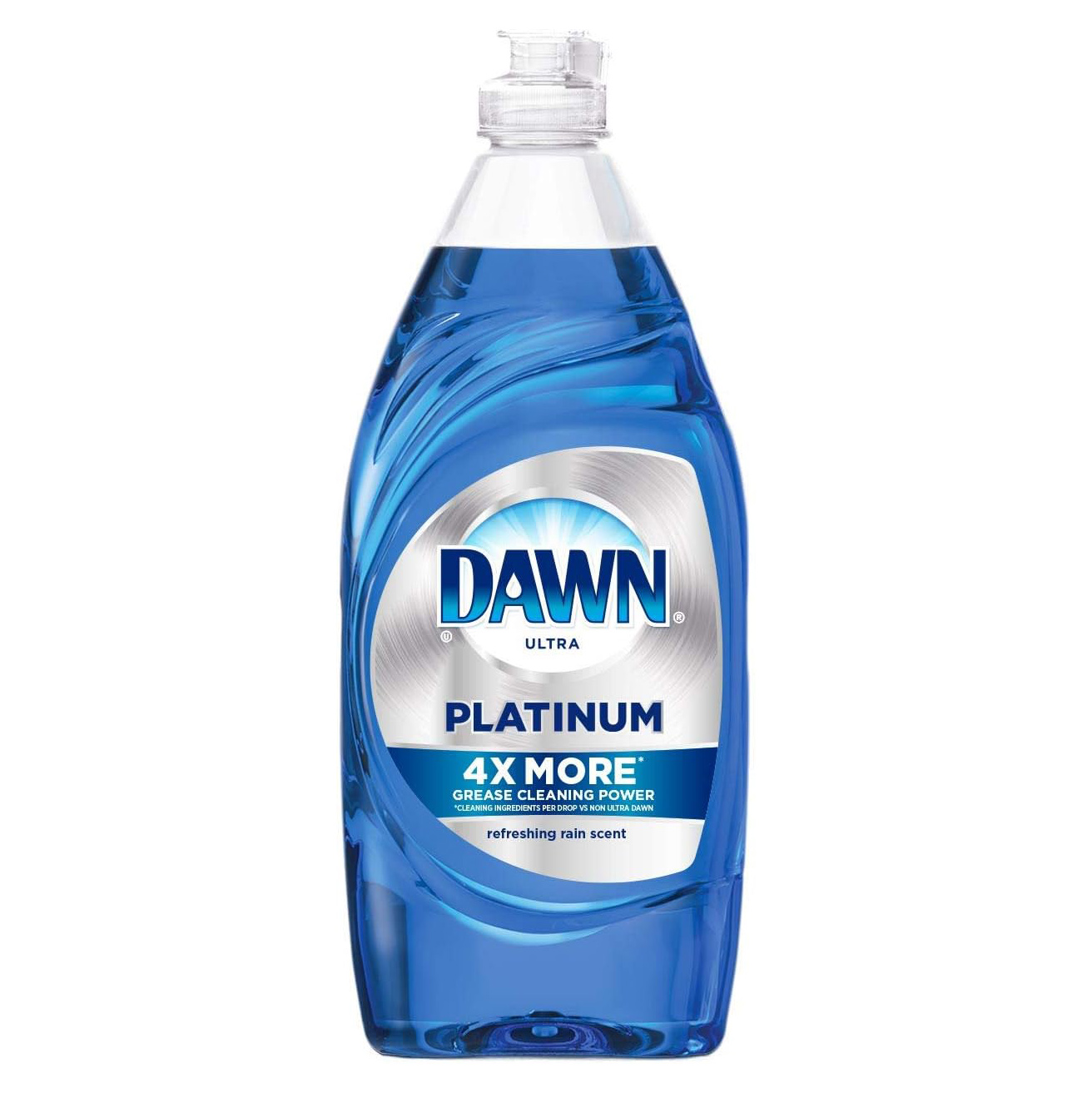 Detergente lavavajillas Dawn Platinum, aroma refrescante a lluvia, 947 ml (32.7 oz)