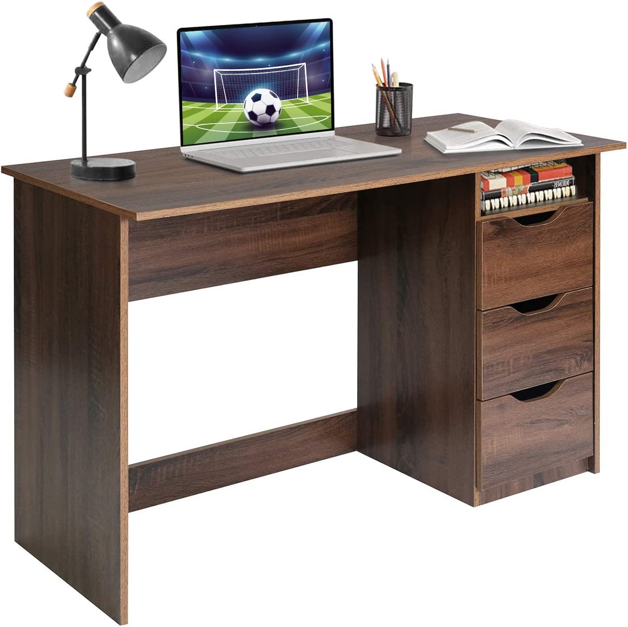 Silla Ejecutiva Ergo + Mesa de Estudio de Escritura Multipropósito para Computadora