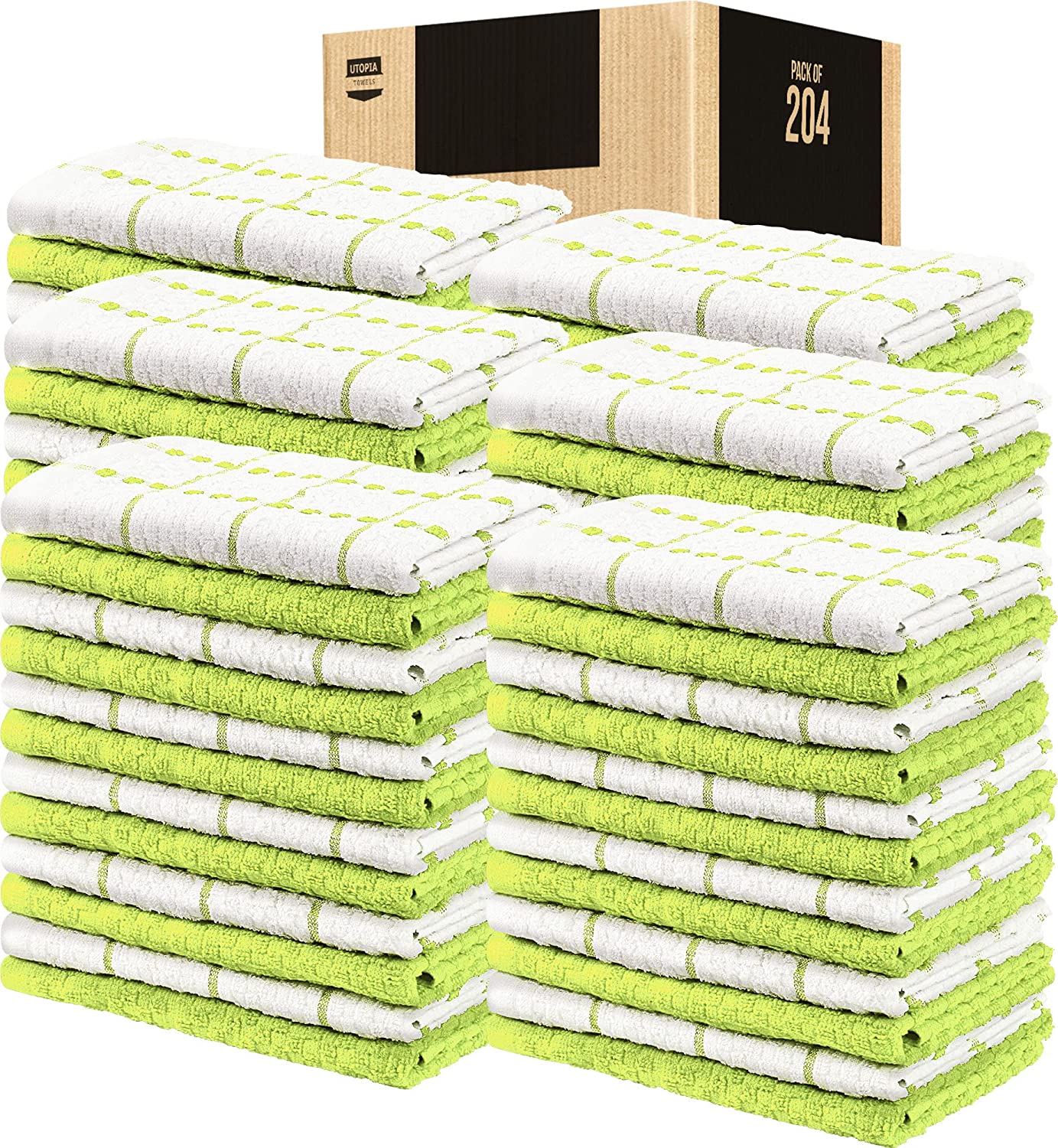 Toallas de cocina (paquete de 12), 15 x 25 pulgadas, 100 % algodón hilado en anillos, súper suaves y absorbentes, juego de toallas de cocina, paños de cocina y toallas de bar (negro)