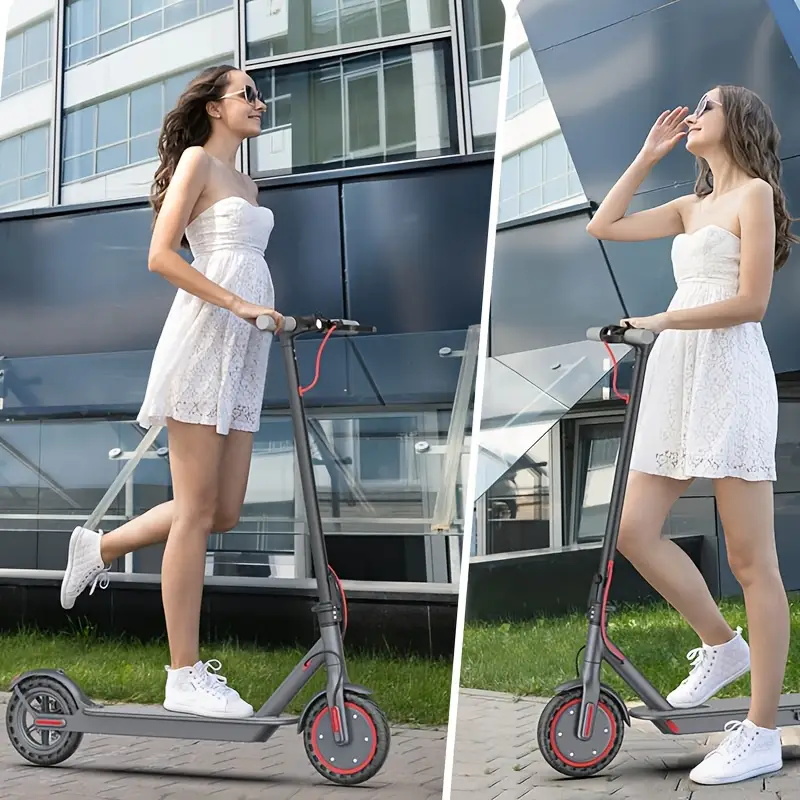  lp80 350w 36-42v bater&iacute;a scooter el&eacute;ctrico con neum&aacute;ticos   antideslizantes de 8.5, scooter el&eacute;ctrico con   de largo alcance, 15.5mph y 3   de velocidad plegable scooter el&eacute;ctrico para adultos, gran regalo para navidad, acci&oacute;n de  ,   detalles 1